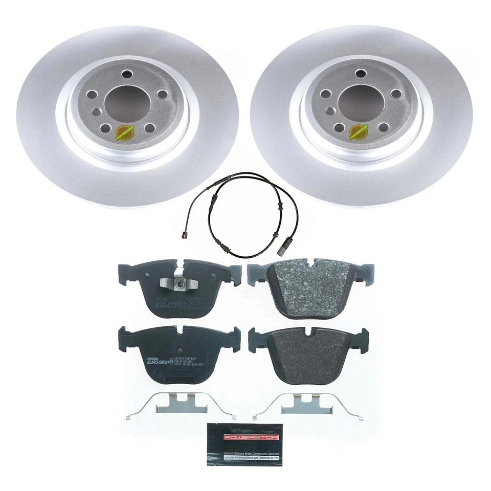 ESK7087 Powerstop Brake Disc and Pad Kits 2-Wheel Set Rear for 760 750 BMW 760Li - Image 2 of 2