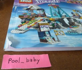 Lego Friends 41324 - SNOW RESORT SKI LIFT - Used - 100% COMPLETE - NO BOX