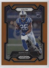 2023 Panini Prizm Rookies Orange Prizm 105/249 Evan Hull #344 0w8p
