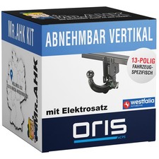 F�r BMW X6 F16 14-19 Oris Anh�ngerkupplung vert. abnehmbar mit ESatz 13pol spez.