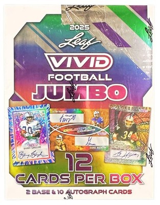 2025 Leaf Vivid Football Jumbo Box | eBay