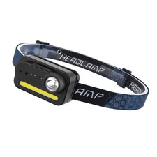Cob Led Headlamp Usb Rechargeable Headlight Torch Work Light Bar Head Band Lamp