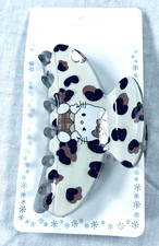 New Princess Accessories Kitty Cat Hair Claw Clip Acrylic Hair Pin White