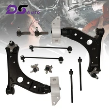 10pcs Front Lower Control Arm +Ball Joint Kit for Jetta Golf Eos GTI A3 Quattro