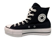 Converse 560845F Chuck Taylor All Star Lift Black Platform High Top Womens 6.