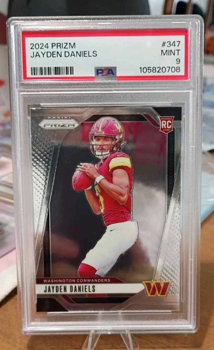 2024 Panini Prizm - Rookies Jayden Daniels #347 (RC) PSA 9