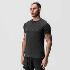 ASRV DSG-0918. AeroSilver® Fitted Tee Black Large RRP £52.00 Sold Out