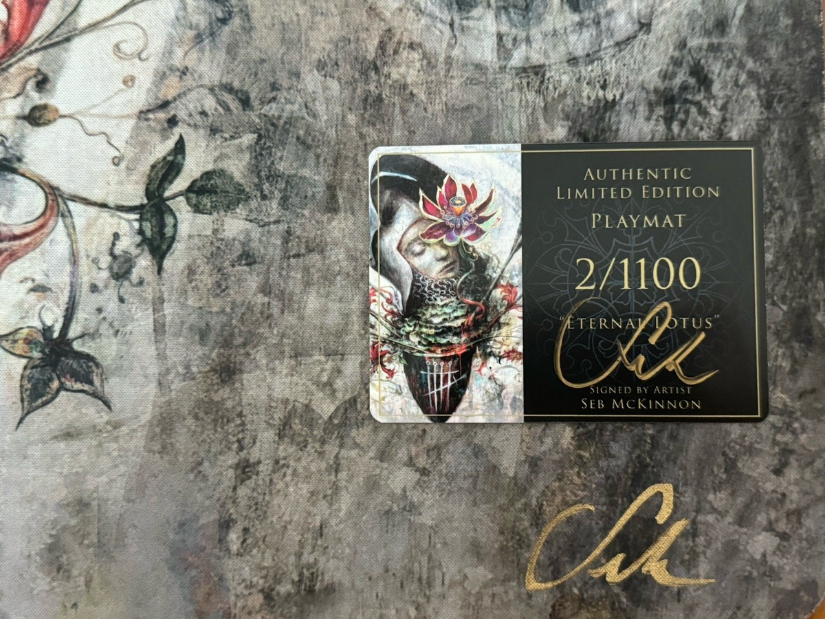 【MTG】Eternal Lotus: SEB MCKINNON ETERNAL LOTUS - Seb McKinnon signed playmat - Rare