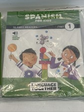 Language Together Spanish for Kids Set 1: 10 Books Online Audio Pre-Owned