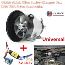 Car Electric Turbine Turbo Charger Boost Air Intake Fan With Brushless 50a Esc