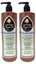 ( Lot 2 ) One 'n Only Argan Oil Restorative Mask Intense Treatment 20 Oz Ea NEW