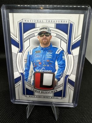 CHRIS BUESCHER 2025 NATIONAL TREASURES USED SHEET METAL PATCH /99 BOOKEND