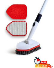 Extendable Shower Scrubber 58in Long Handle Cleaning Brush Bathroom Tile