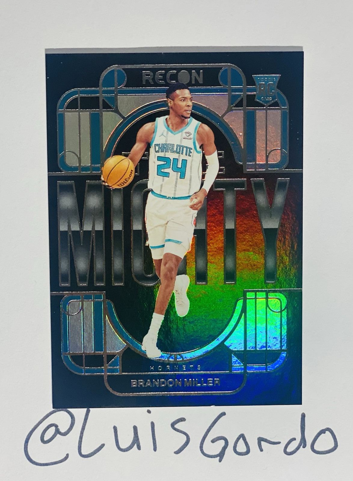 2023-24 Panini Recon Brandon Miller RC Rookie The Mighty SP