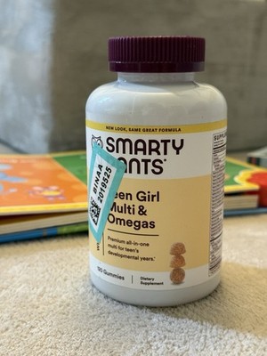 SmartyPants Teen Girl Multi And Omegas Gummies - 120 Count Exp June 2026