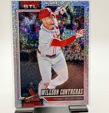 2026 Topps Series 1 Celebration Willson Contreras Confetti #180 Cardinals