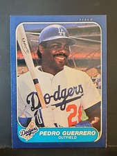 1986 Fleer #130 Pedro Guerrero DODGERS 