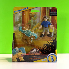 Imaginext - ANKYLOSAURUS BUMPY BEN - Jurassic World Camp Cretaceous Figure Set