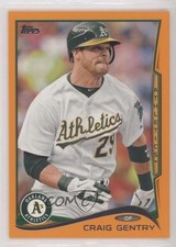 2014 Topps Factory Set Orange 84/199 Craig Gentry #477 sh7