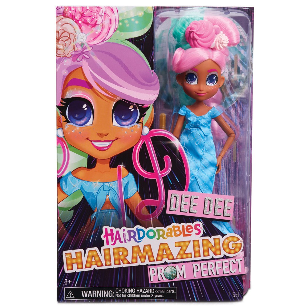 Hairdorables Fashion Doll Dee Dee Hairmazing Prom Perfect Series 2 for Ages 3+