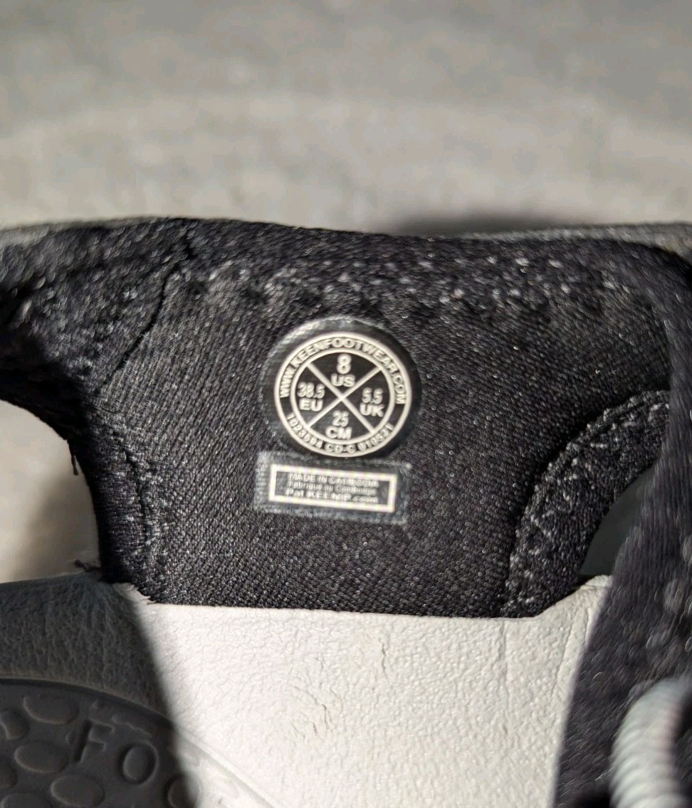 SANDALI DONNA KEEN ASTORIA WEST COLORE NERO GRIGIO TAGLIA 8 ottime condizioni