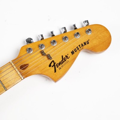 Used Fender Mustang Black, manufactured in 1977 and 1978. | eBay