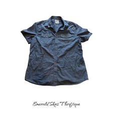 Ariat mens retro fit button down tshirt, size xl. Free shipping