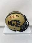 Jerry Rice Signed 49ERS Rave Collection Riddell Mini Helmet FANATICS COA