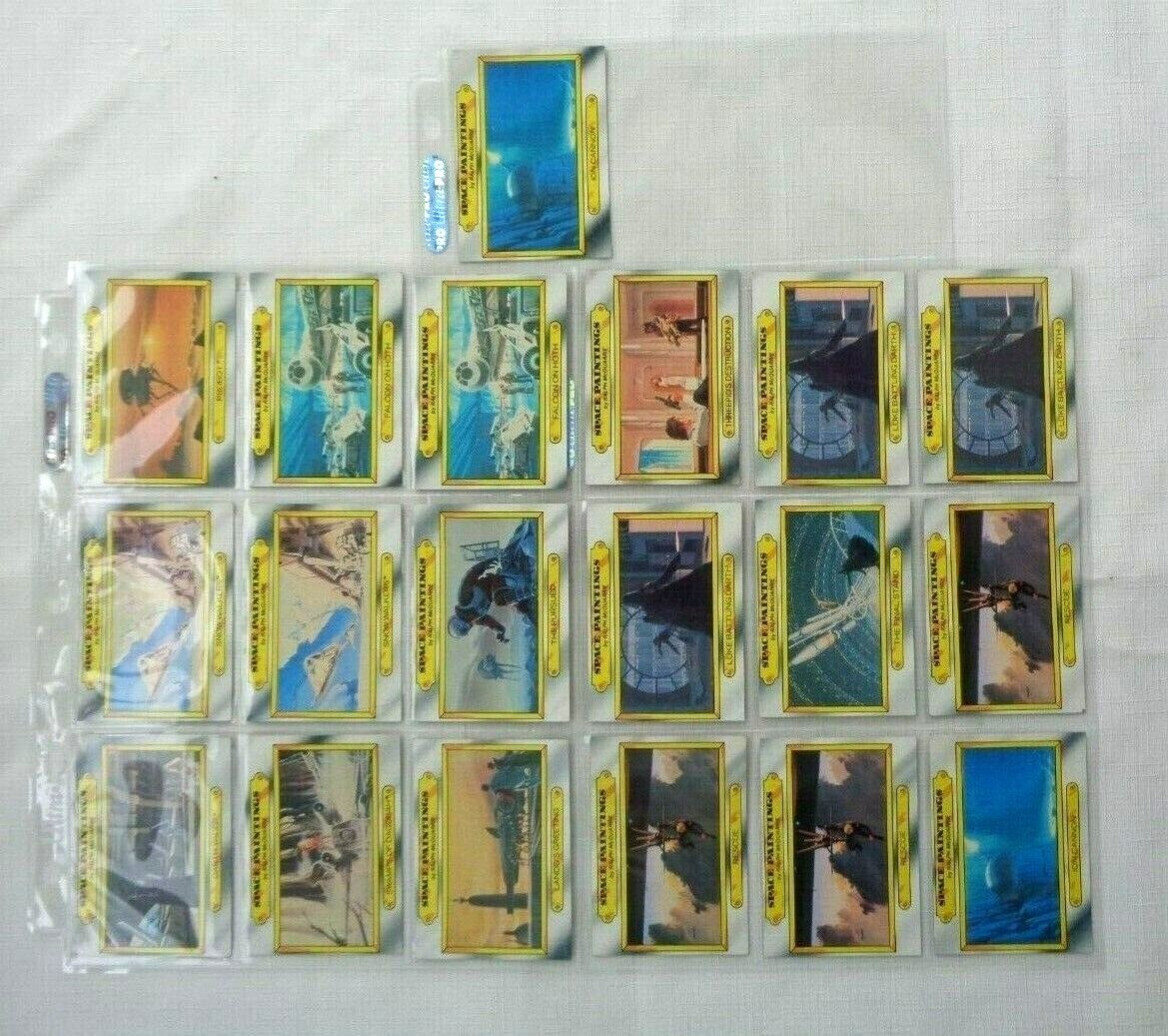 19 1980 Topps Star Wars The Empire Strikes Back cards Space