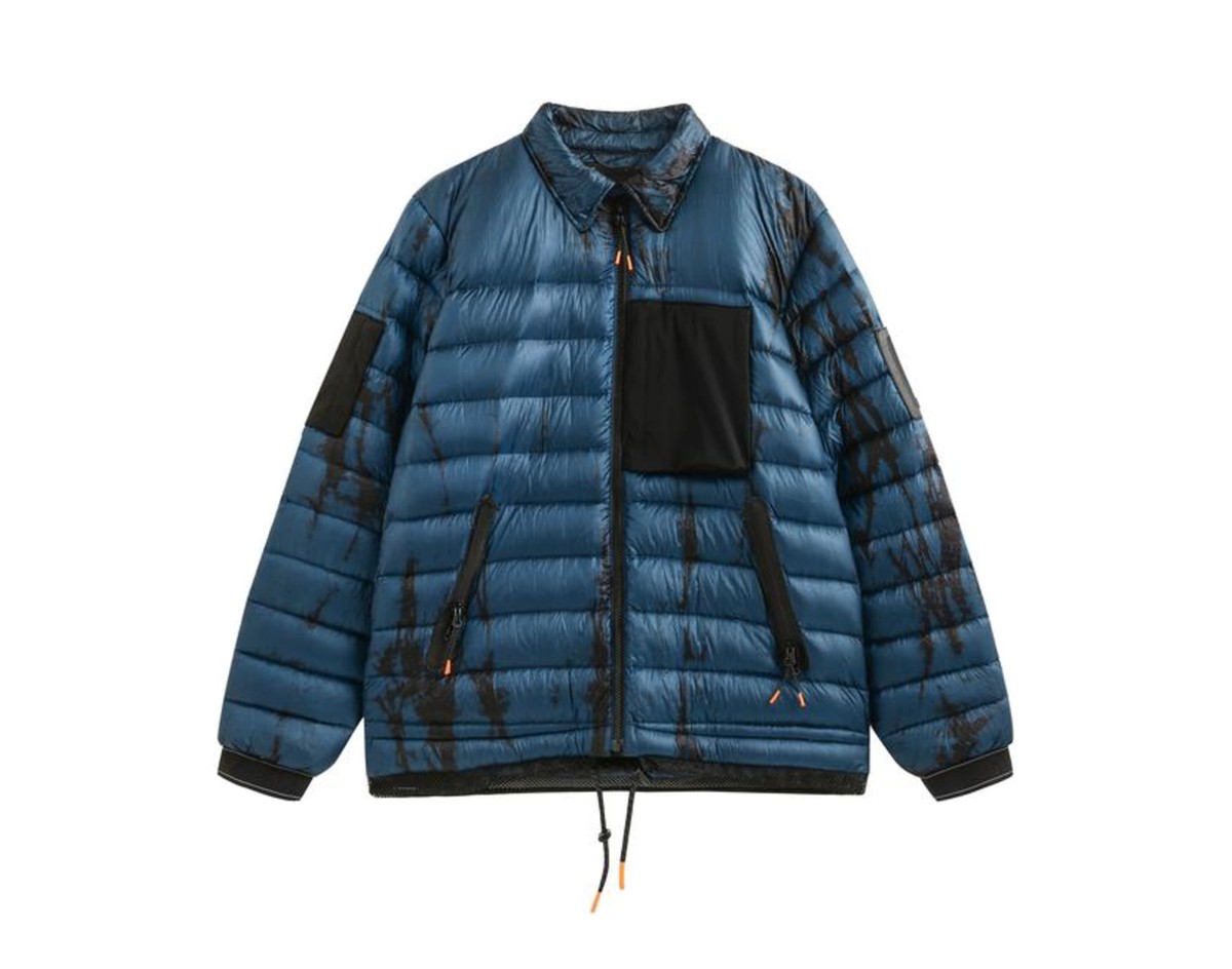 Coat Of Arms Light Weight Puffer Navy Tie Dye Men's Jacket HO180088-NAV