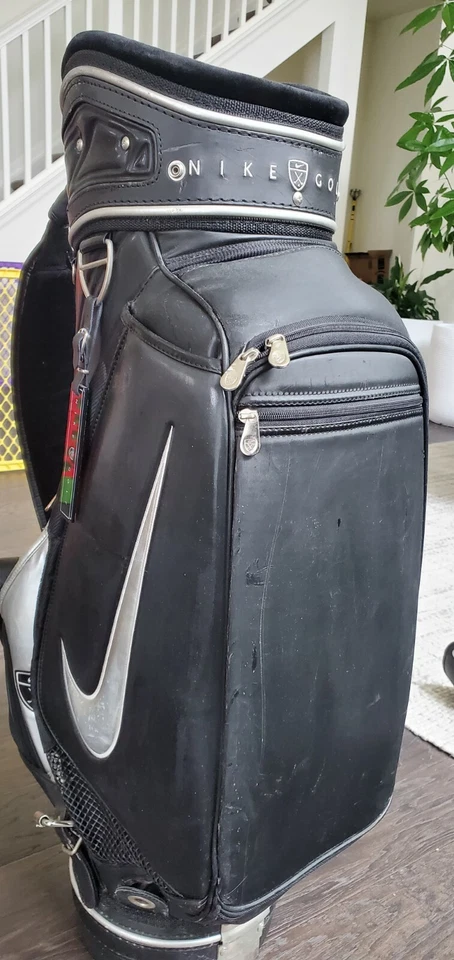 NIKE Golf 5路黑色带雨罩包  — 第 3/4 张图片