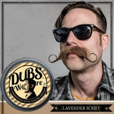 2 PACK- STRONG HOLD MUSTACHE WAX - FIRM HOLD