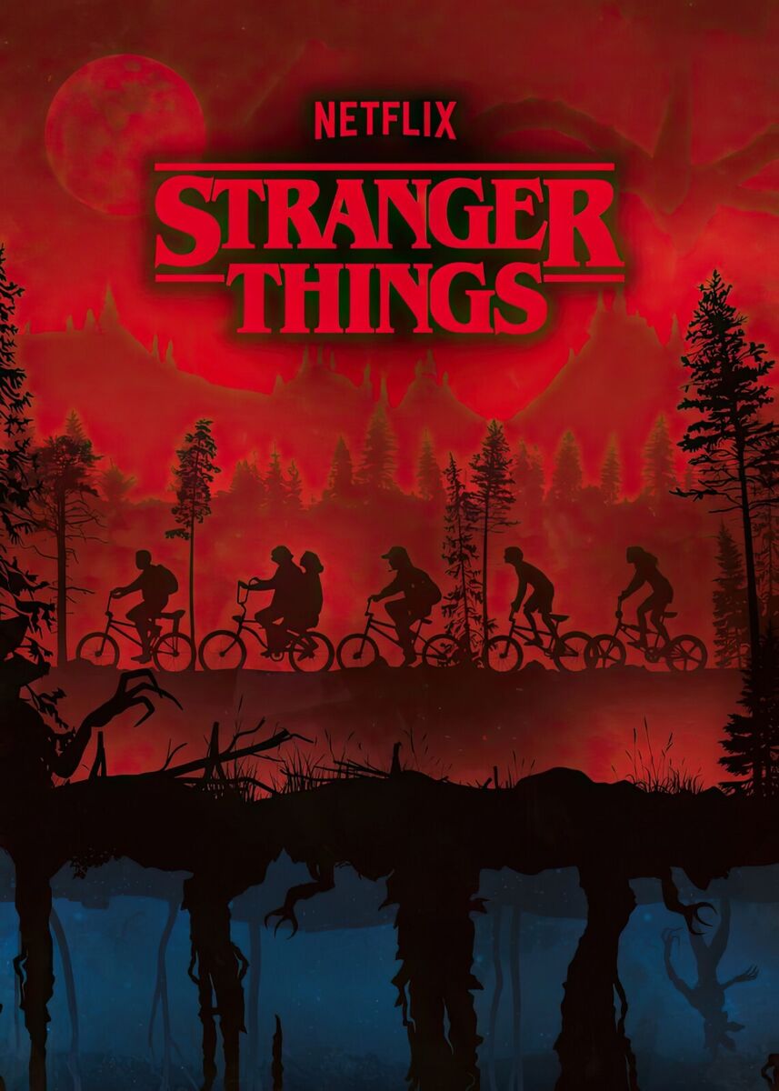 Stranger Things Netflix Series Poster A3 A4 Art Print 275gsm High Q UK