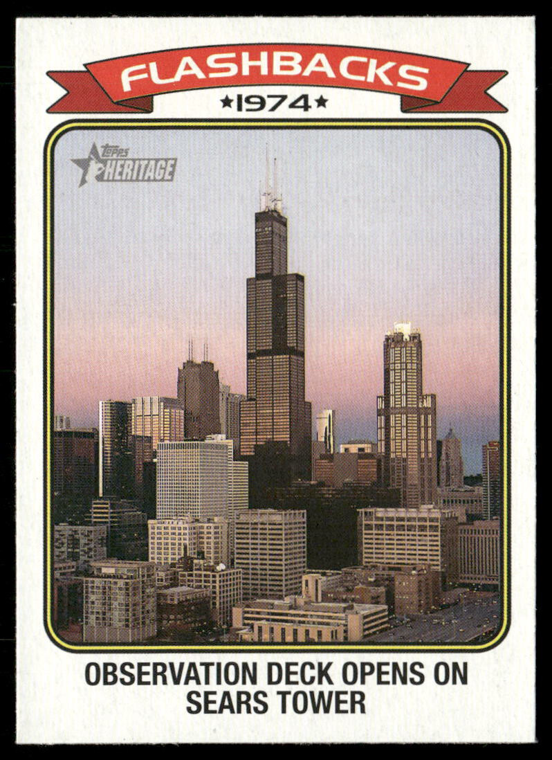 2023 Topps Heritage News Flashbacks #NF-1 Sears Tower