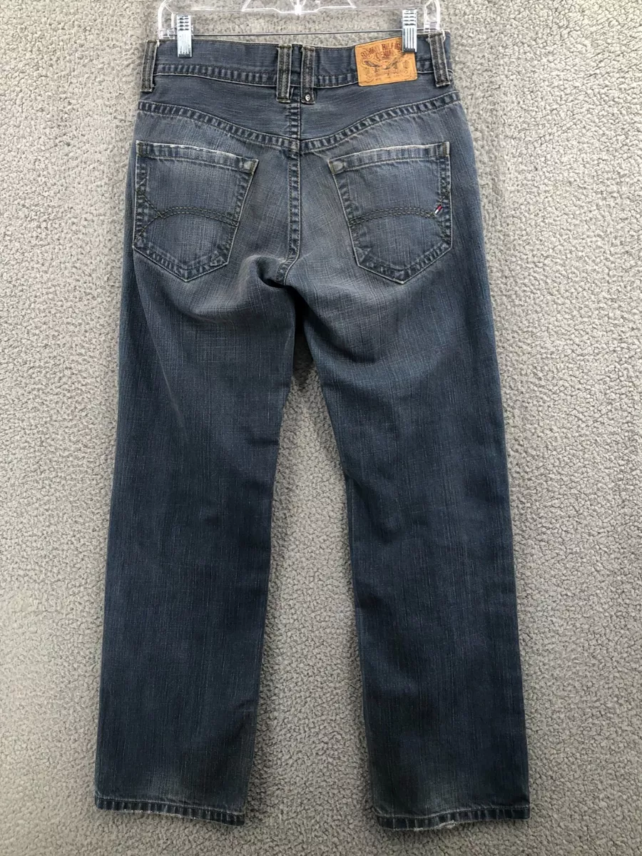 Tommy Hilfiger Jeans Wilson Straight Leg Button Men&#039;s Size 30X32 Blue Denim eBay