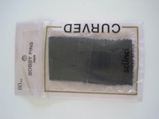 Scunci Curved Black Bobby Pins New in Package