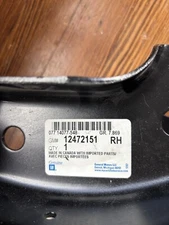 Genuine GM Passenger Side Front Bumper Impact Bar Bracket 12472151 