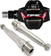 TIME ATAC XC2-XC4-XC6-XC8-XC10-XC PRO: 2 Pedal Axles in TITANIUM - 43% lighter !