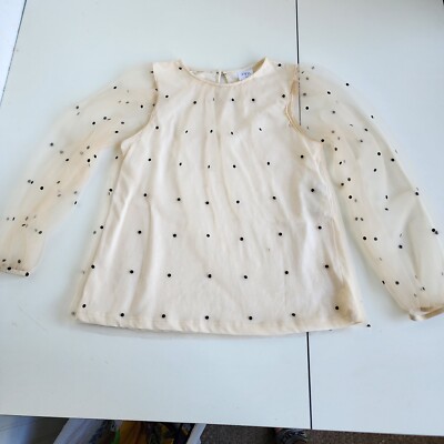 Blusa Zara Body Lunares Zara Kids Polka Dot Tulle Lighweight
