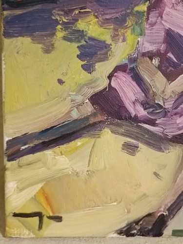 14"x14" Painted & Signed Original Jose Trujillo "Playful Chil" Impressionist - Picture 5 of 9