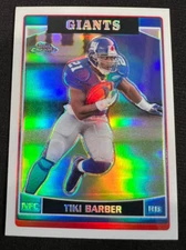 TIKI BARBER New York Giants 2006 Topps Chrome Refractor #88 NFL