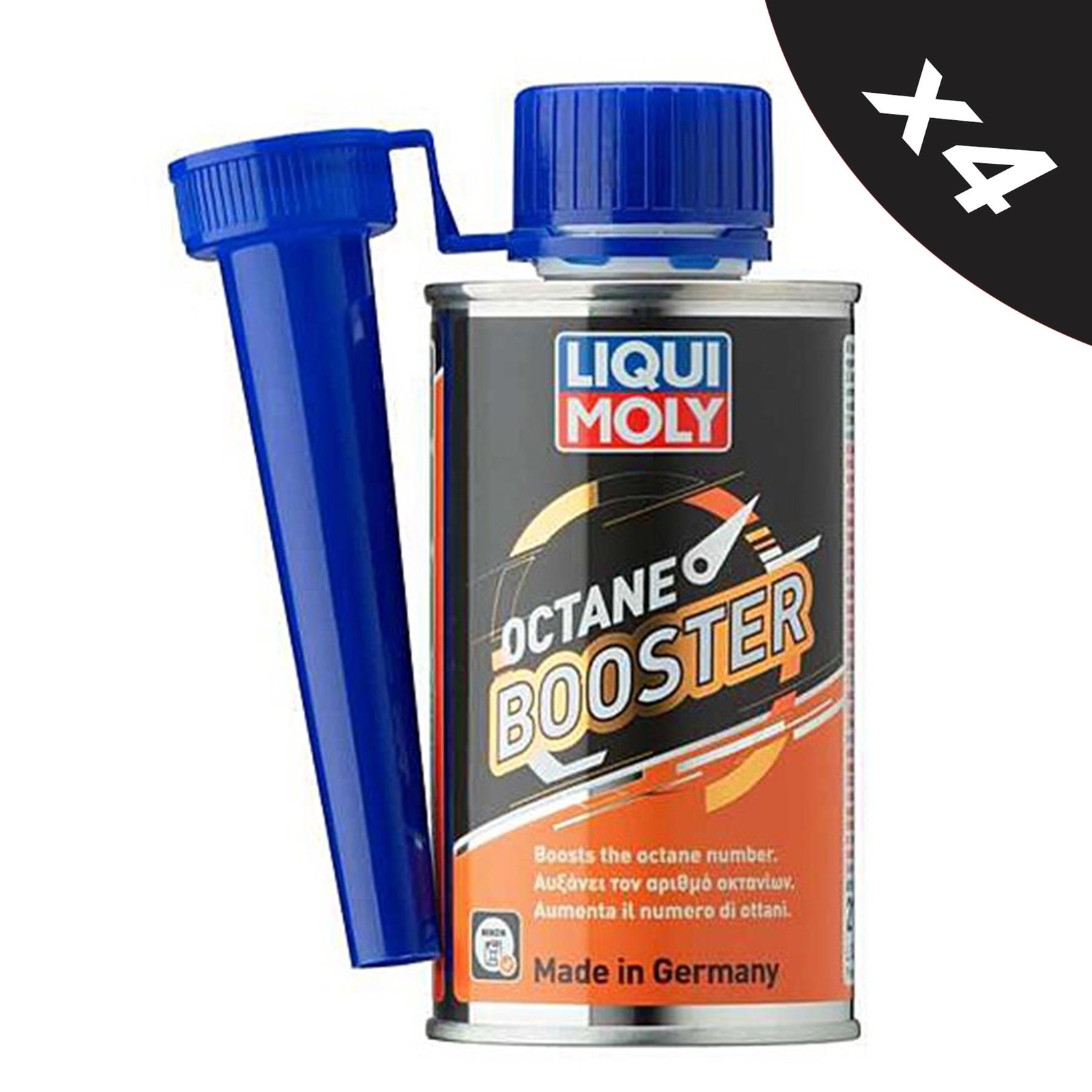 4x LIQUI MOLY Octane Booster Performance Petrol Fuel Additive Treatment 200ml