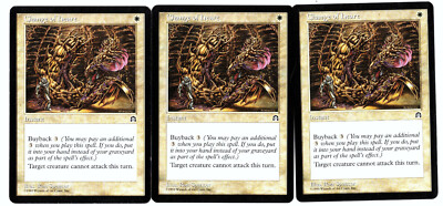 Change of Heart - Stronghold 1998 MTG White Common Instant LP  X 3