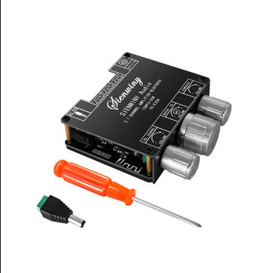 50W*2+100W 2.1 Channel Bluetooth5.1 Power Audio Stereo Subwoofer Amplifier Board