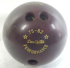 Ebonite Don Carter Performance Bowling Ball Deep Red 15 lbs 6oz 75 82 IVDA193