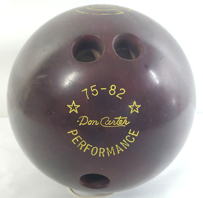 Ebonite Don Carter Performance Bowling Ball Deep Red 15 lbs 6oz  75 82 IVDA193