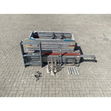 gebrauchtes Alugerüst Vollaluboden 76 m² Giebelgerüst inkl Durchstiegsboden