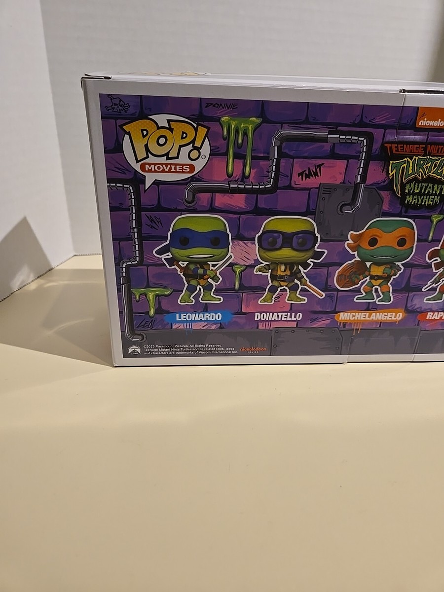 Funko Pop! Movies: Teenage Mutant Ninja Turtles (TMNT) - 4 Pack - Les Tortues Ninja - Exclusivité - Figurine en Vinyle à Collectionner - Idée de Cadeau