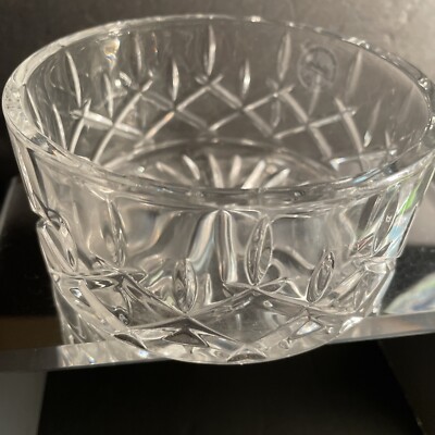 Vintage Gorham Crystal Glass Czech Republic Candy Bowl TRINKET Jar 5 