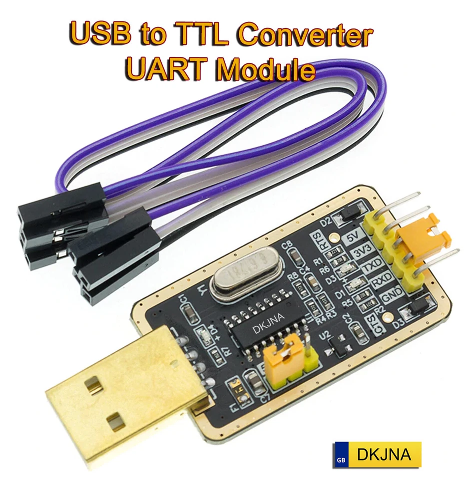 CH340G  CH340 USB TTL Serial Adapter UART  FTDI Router Upgrade  ESP8266 Arduino - Image 2 of 4
